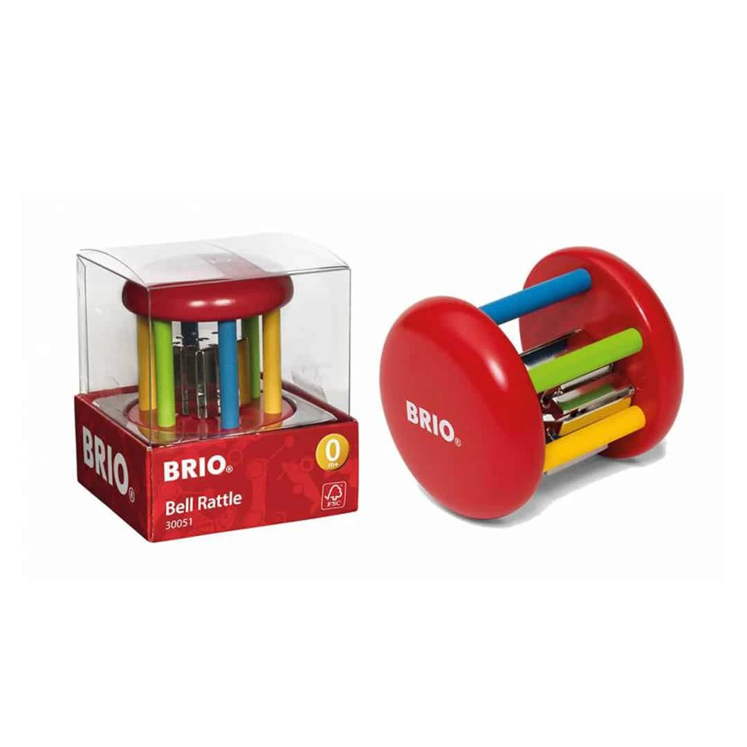 BRIO Babyspielzeug Bunte Klingel-Rassel 1 BRIO Babyspielzeug Bunte Klingel-Rassel