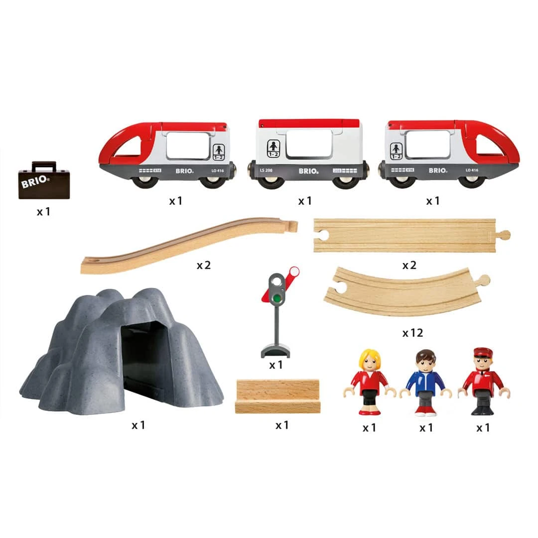 BRIO Holzeisenbahn Starter Set A 26teilig 7 BRIO Holzeisenbahn Starter Set A 26teilig – Bild 7