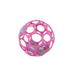 Baby-Greifling O-Ball Rattle -Kinder Spaß Verkaufsgeschäft Babyspielzeug O Ball Rattle Pink