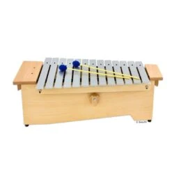 Großes Alt-Metallophon -Kinder Spaß Verkaufsgeschäft Betzold Stabspiel Grosses Alt Metallophon mit 2 Schlaegeln und Halbtonergaenzung 02