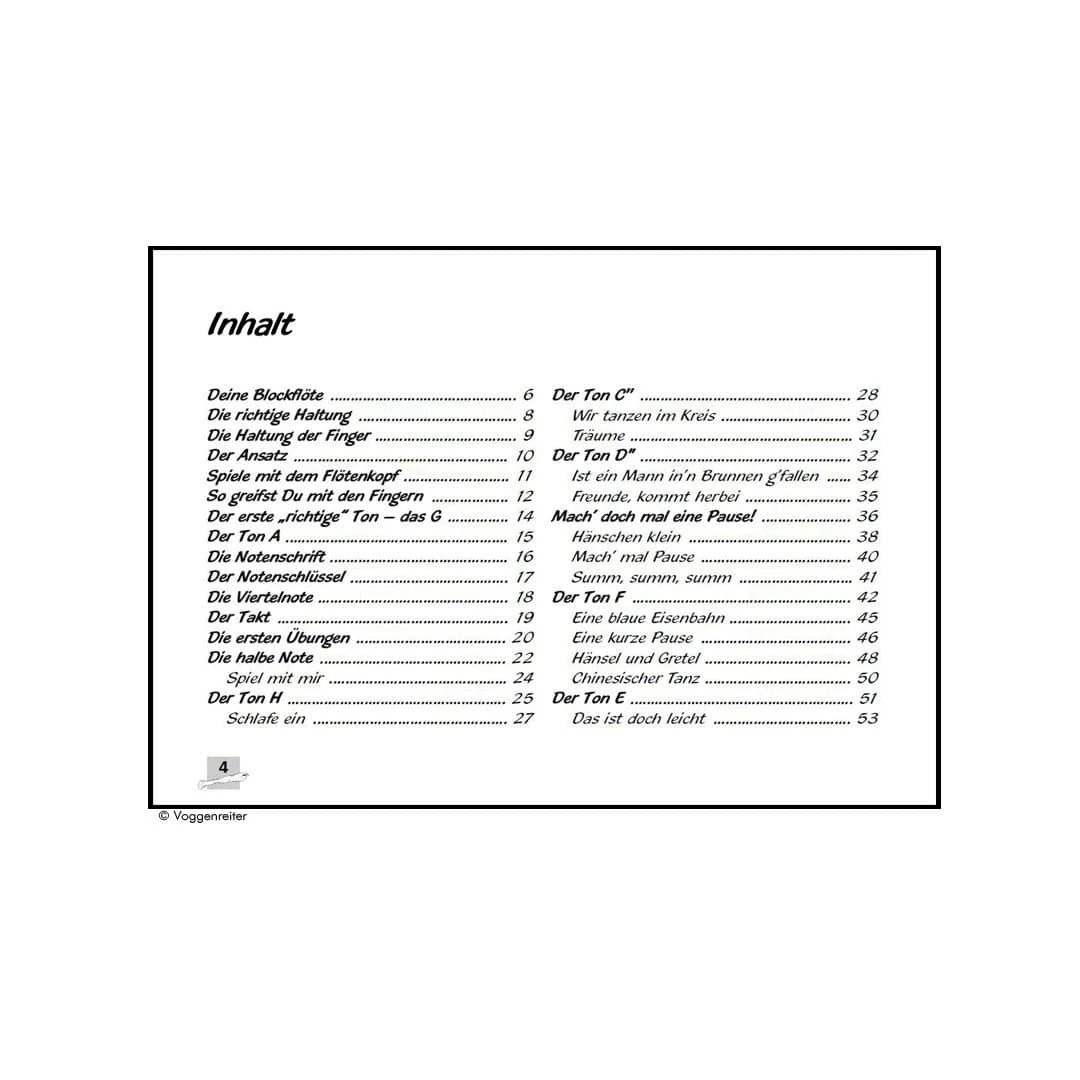 Voggy’s Blockflötenschule 3 Voggy’s Blockflötenschule – Bild 3