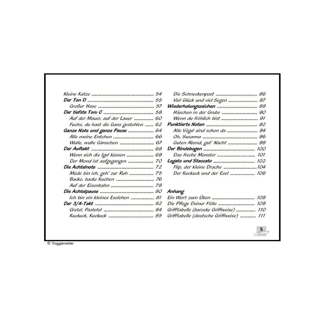 Voggy’s Blockflötenschule 4 Voggy’s Blockflötenschule – Bild 4