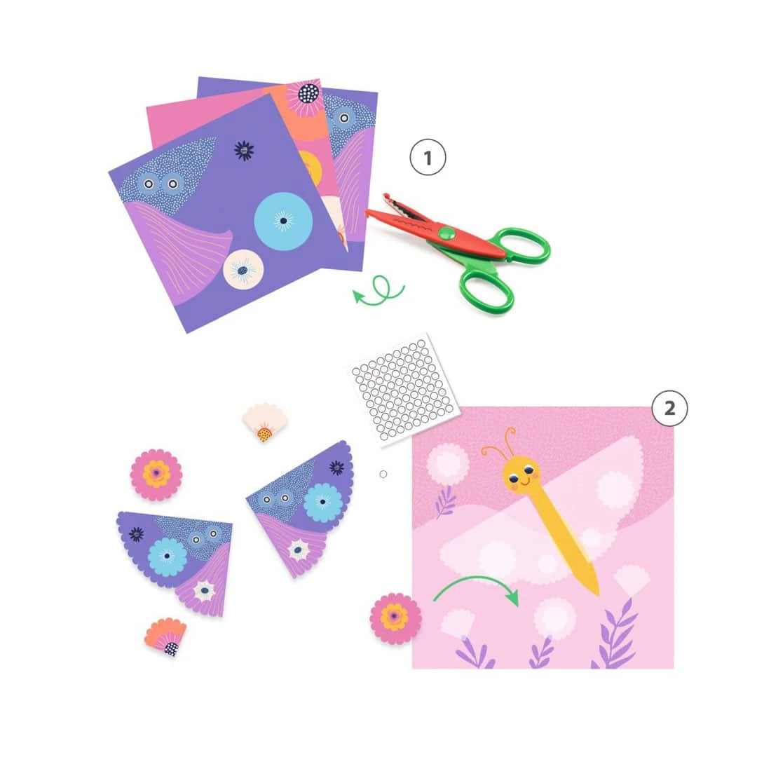 Djeco Kreativ-Set “Scherenschnitt” Für Kleine 4 Djeco Kreativ-Set “Scherenschnitt” Für Kleine – Bild 4