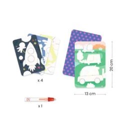 Djeco Wasser-Malbilder “Unterwegs” Ab 18 Monate -Kinder Spaß Verkaufsgeschäft Djeco DJ09074 Wasser Malbilder Unterwegs ab 18 Monate 02