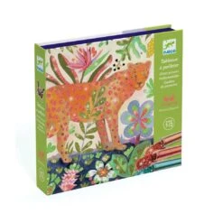 Djeco Kunst Nach Zahlen Glitzer-Sandbild “Tropisch”