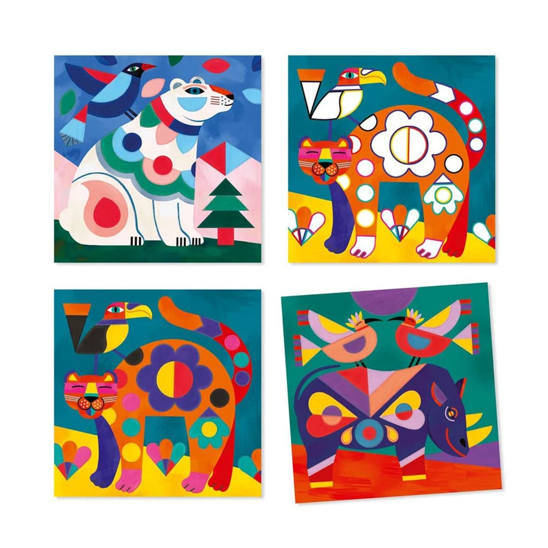 Djeco Aquarell-Malset Bunte Tiere 3 Djeco Aquarell-Malset Bunte Tiere – Bild 3