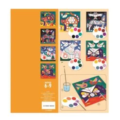 Djeco Aquarell-Malset Bunte Tiere 8 Djeco Aquarell-Malset Bunte Tiere -Kinder Spaß Verkaufsgeschäft Djeco DJ09658 Aquarell Malset Bunte Tiere 03