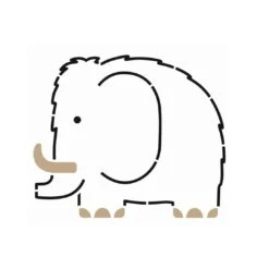 Djeco Schablonen: Dinosaurier -Kinder Spaß Verkaufsgeschäft Djeco Kreativ Set Schablonen Dinosaurier DJ08863 04