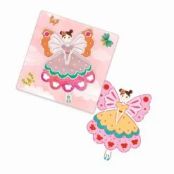 Djeco Schablonen: Feen Und Elfen -Kinder Spaß Verkaufsgeschäft Djeco Kreativ Set Schablonen Feen und Kleider DJ08821 02