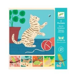 Djeco Schablonen: Haustiere