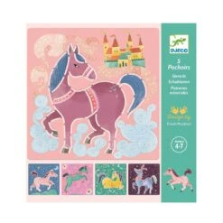 Djeco Schablonen: Pferde