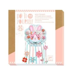 Djeco Bastelset Traumfänger Hase -Kinder Spaß Verkaufsgeschäft Djeco Kreativ Set Traumfaenger zum Basteln Hase DJ07966