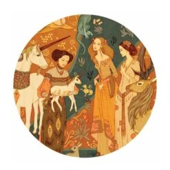 Djeco Puzzle Galerie Einhorn-Garten 500 Teile -Kinder Spaß Verkaufsgeschäft Djeco Kuenstler Puzzle Galerie Einhorn Garten 500 Teile DJ07624 02