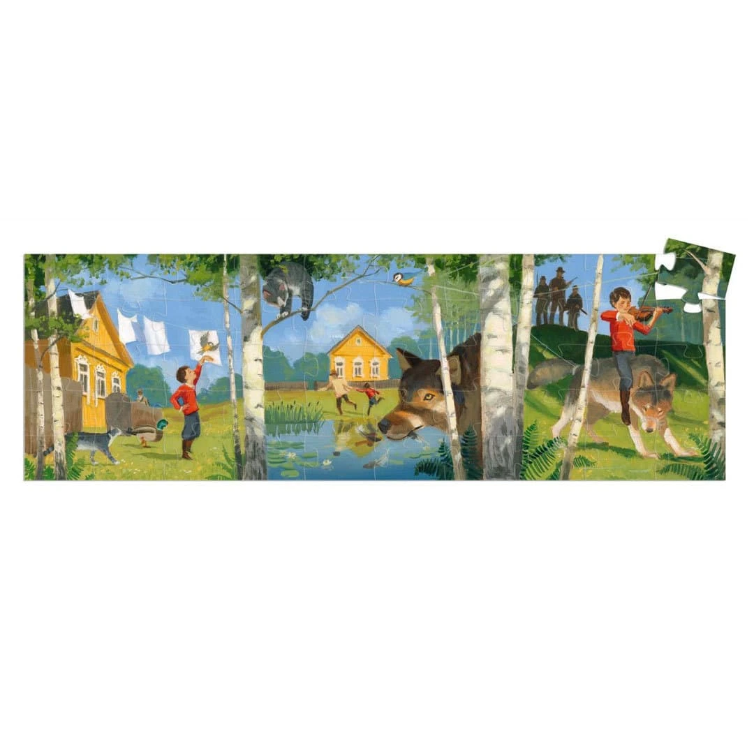 Djeco Silhouetten-Puzzle Peter Und Der Wolf 50 Teile 2 Djeco Silhouetten-Puzzle Peter Und Der Wolf 50 Teile – Bild 2