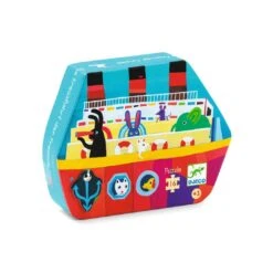 Djeco Silhouetten-Puzzle Tier-Kreuzfahrt 16 Teile