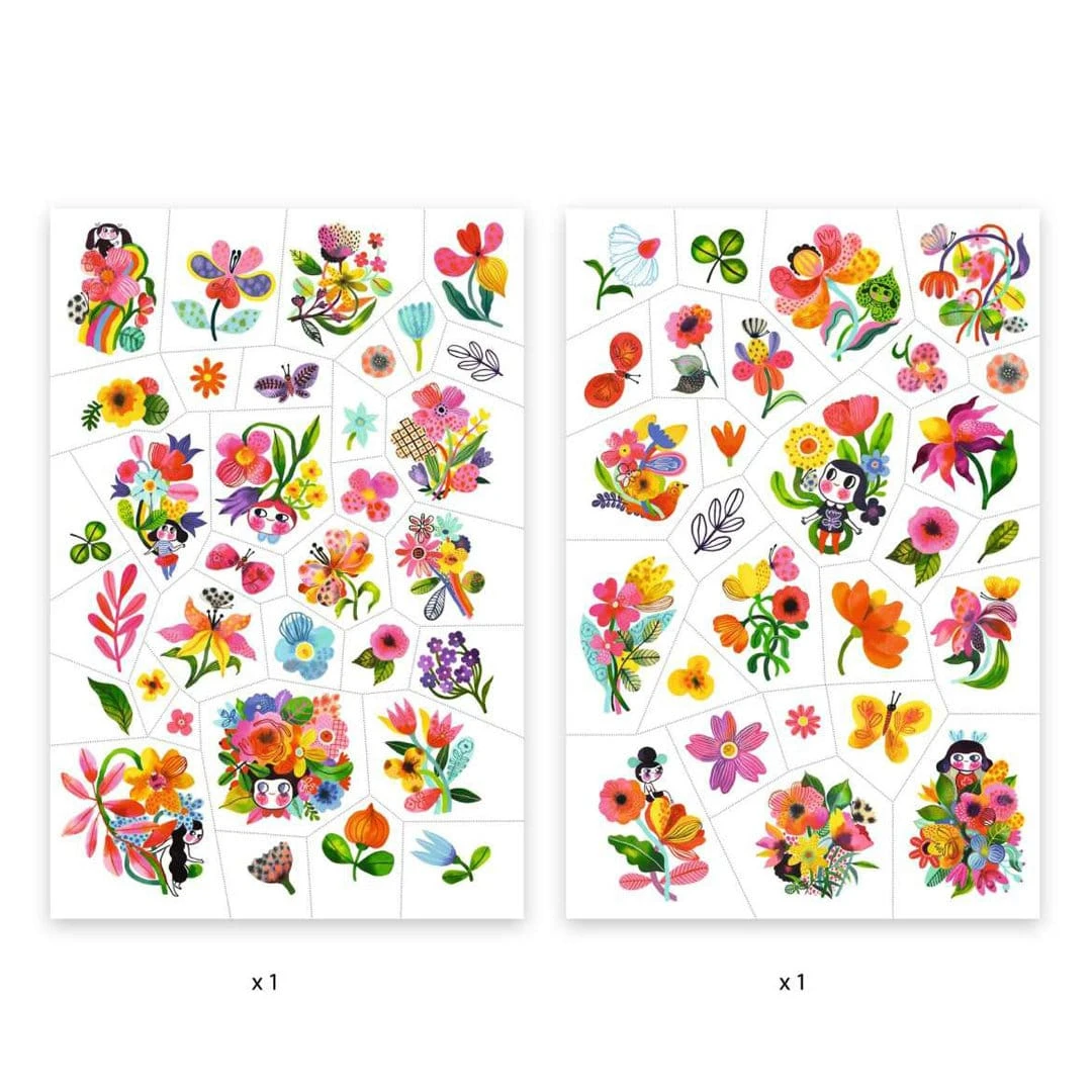 Djeco Tattoos Blumenpracht 2 Djeco Tattoos Blumenpracht – Bild 2