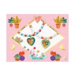 Djeco You & Me Schmuck Basteln: Herzchen -Kinder Spaß Verkaufsgeschäft Djeco You and Me Schmuck Bastelset Herzchen DJ00010 02