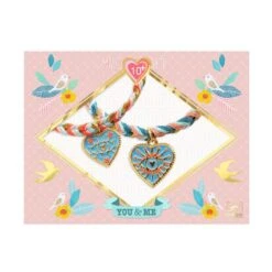 Djeco You & Me Schmuck Basteln: Herzen -Kinder Spaß Verkaufsgeschäft Djeco You and Me Schmuck Bastelset Herzen DJ00019 02