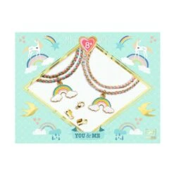 Djeco You & Me Schmuck Basteln: Regenbogen -Kinder Spaß Verkaufsgeschäft Djeco You and Me Schmuck Bastelset Regenbogen DJ00014 02
