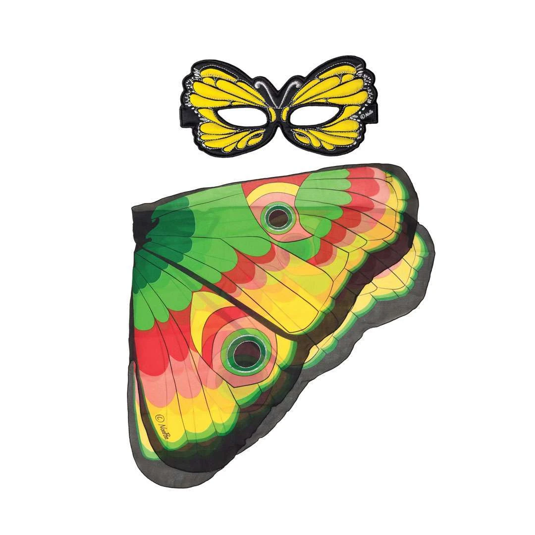 Dreamy Dress-Ups Kostümflügel Und Maske Set Schmetterling Bunt 1 Dreamy Dress-Ups Kostümflügel Und Maske Set Schmetterling Bunt