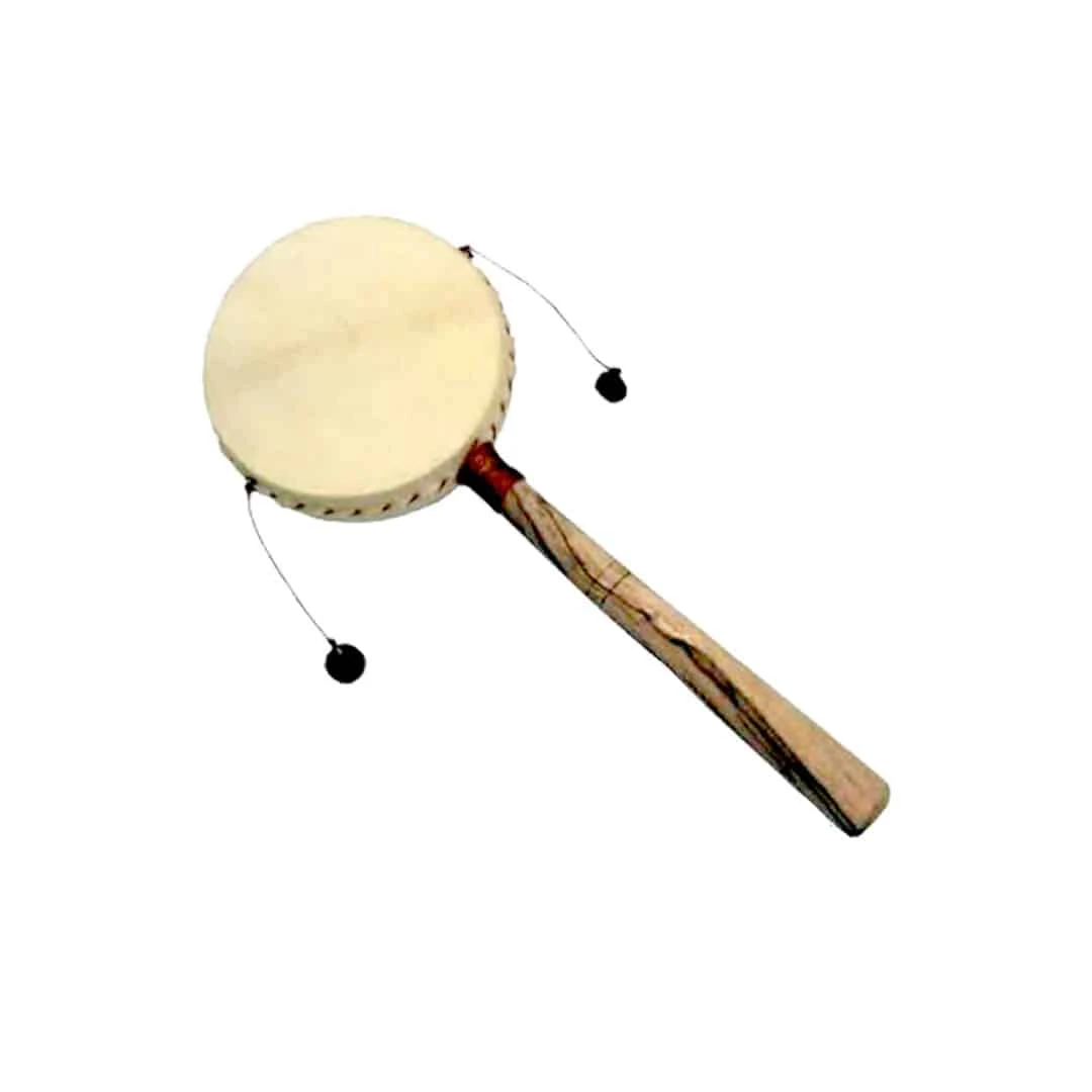 Drehtrommel Mit Naturfell 1 Drehtrommel Mit Naturfell