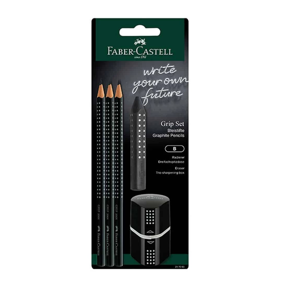Faber Castell Bleistift Schreib-Set Grip 1 Faber Castell Bleistift Schreib-Set Grip