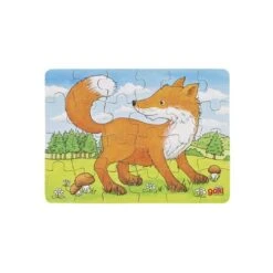 Mini-Puzzle Wald-Tiere 24 Teile, Sortiert -Kinder Spaß Verkaufsgeschäft GOKI Mini Puzzle Waldtiere 24 Teile 05