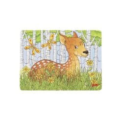 Mini-Puzzle Wald-Tiere 24 Teile, Sortiert -Kinder Spaß Verkaufsgeschäft GOKI Mini Puzzle Waldtiere 24 Teile 06