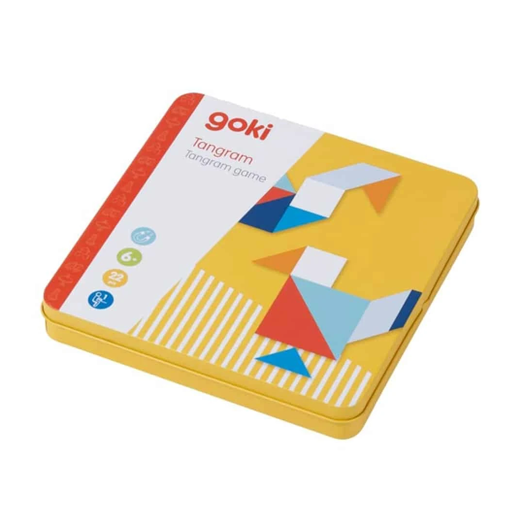 Buntes, Magnetisches Tangram In Metall-Box 3 Buntes, Magnetisches Tangram In Metall-Box – Bild 3