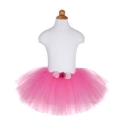 Great Pretenders Ballett-Röckchen Mit Rosen -Kinder Spaß Verkaufsgeschäft Great Pretenders Kostuem Ballett Rock Tutu mit Rosen Pink