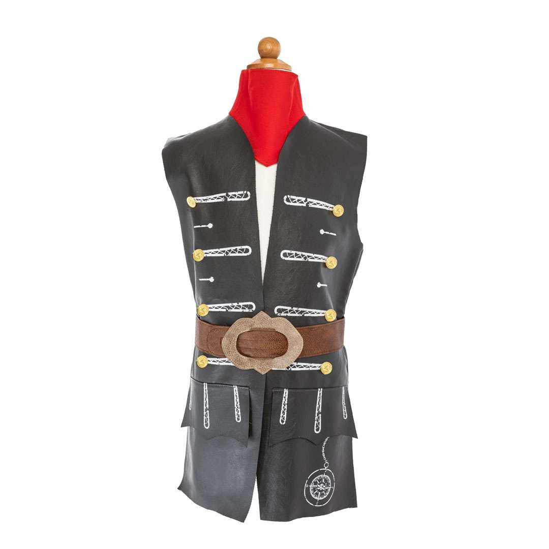 Great Pretenders Piraten-Kostüm-Set Weste & Gürtel 3 Great Pretenders Piraten-Kostüm-Set Weste & Gürtel – Bild 3