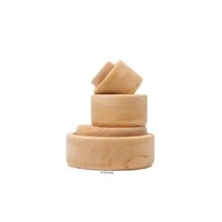 Grimms Schälchen-Satz Natur Aus Holz 8 Grimms Schälchen-Satz Natur Aus Holz -Kinder Spaß Verkaufsgeschäft Grimms Holzspielzeug und Design Schaelchensatz Natur Erlenholz geoelt 02