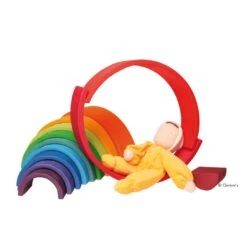 Grimms Regenbogen Gross 12-teilig In Bunt -Kinder Spaß Verkaufsgeschäft Grimms Regenbogen gross 14