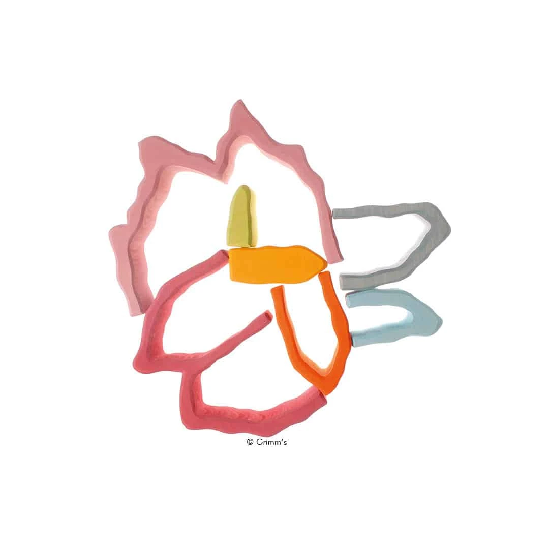 Grimms Rosa Korallenriff Holzbausteine 5 Grimms Rosa Korallenriff Holzbausteine – Bild 5