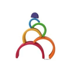 Grimms Regenbogen In Bunt 6-teilig 22 Grimms Regenbogen In Bunt 6-teilig -Kinder Spaß Verkaufsgeschäft Grimms bunter Regenbogen 6 teilig mittelgross 02