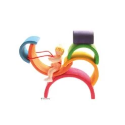 Grimms Regenbogen In Bunt 6-teilig 25 Grimms Regenbogen In Bunt 6-teilig -Kinder Spaß Verkaufsgeschäft Grimms bunter Regenbogen 6 teilig mittelgross 05