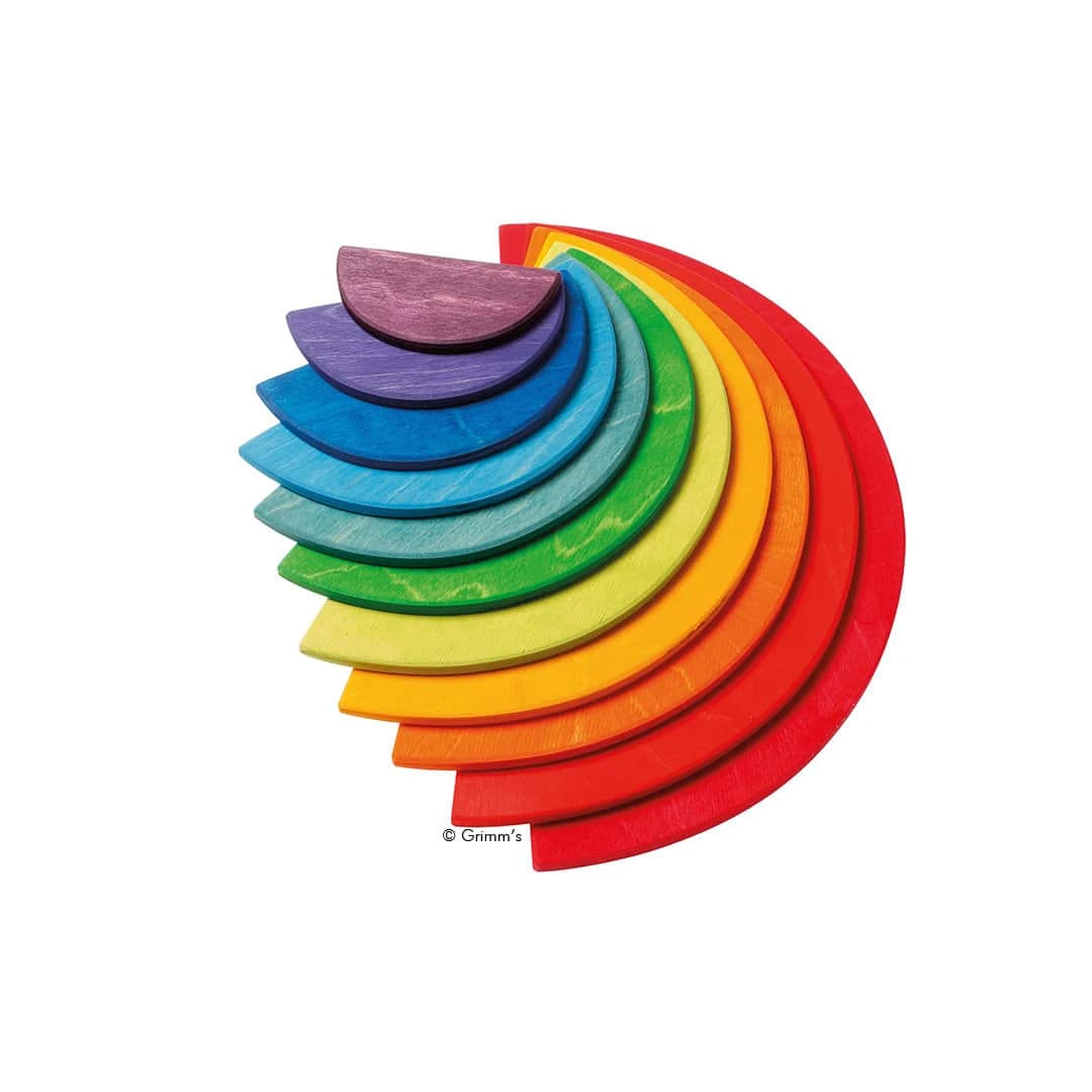 Grimms Regenbogen Halbkreise Bauplatten In Bunt 2 Grimms Regenbogen Halbkreise Bauplatten In Bunt – Bild 2