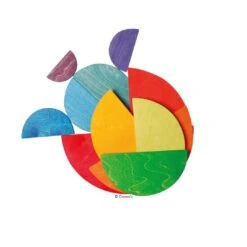 Grimms Regenbogen Halbkreise Bauplatten In Bunt 19 Grimms Regenbogen Halbkreise Bauplatten In Bunt -Kinder Spaß Verkaufsgeschäft Grimms grosse bunte Regenbogen Halbkreise Bauplatten 02