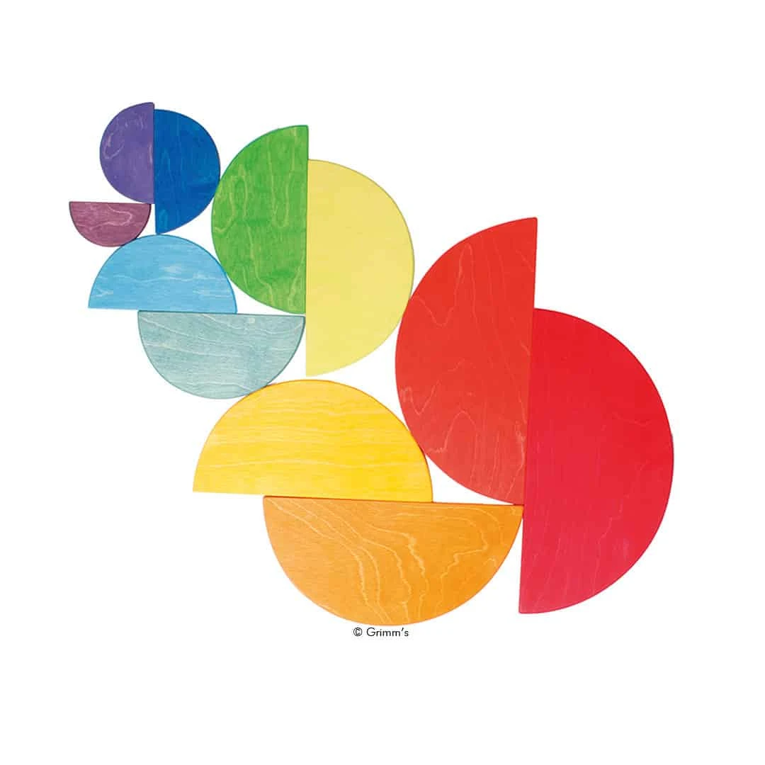 Grimms Regenbogen Halbkreise Bauplatten In Bunt 4 Grimms Regenbogen Halbkreise Bauplatten In Bunt – Bild 4