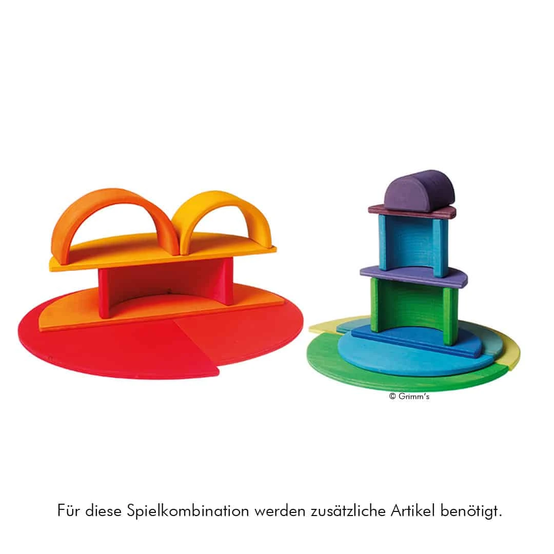 Grimms Regenbogen Halbkreise Bauplatten In Bunt 5 Grimms Regenbogen Halbkreise Bauplatten In Bunt – Bild 5