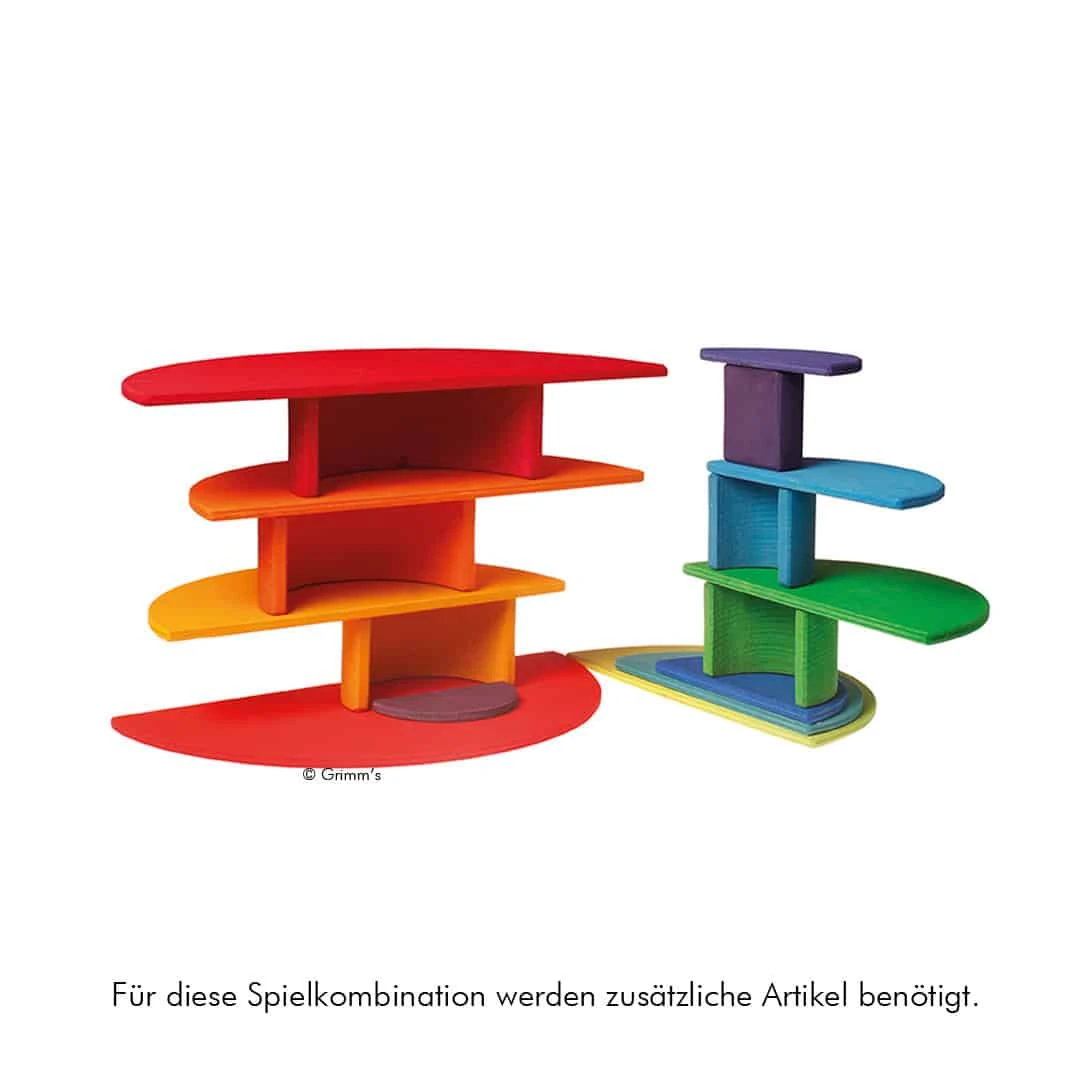 Grimms Regenbogen Halbkreise Bauplatten In Bunt 6 Grimms Regenbogen Halbkreise Bauplatten In Bunt – Bild 6