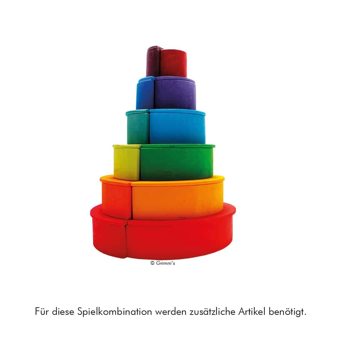 Grimms Regenbogen Halbkreise Bauplatten In Bunt 7 Grimms Regenbogen Halbkreise Bauplatten In Bunt – Bild 7
