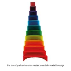 Grimms Regenbogen Halbkreise Bauplatten In Bunt 24 Grimms Regenbogen Halbkreise Bauplatten In Bunt -Kinder Spaß Verkaufsgeschäft Grimms grosse bunte Regenbogen Halbkreise Bauplatten 07