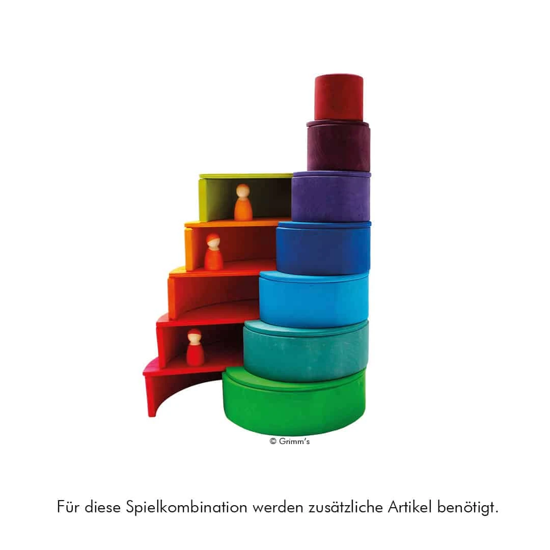Grimms Regenbogen Halbkreise Bauplatten In Bunt 9 Grimms Regenbogen Halbkreise Bauplatten In Bunt – Bild 9