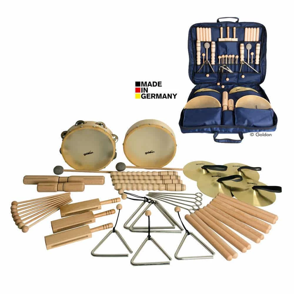 Große Rhythmustasche Mit 23 Instrumenten Sortiment I 1 Große Rhythmustasche Mit 23 Instrumenten Sortiment I