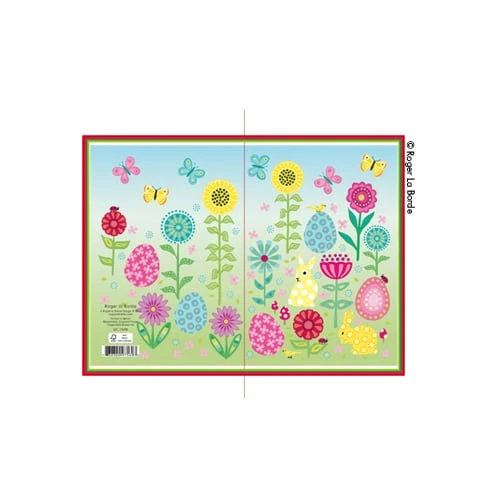 Grußkarte Ostern Mit Glitzernden Osterhasen 1 Grußkarte Ostern Mit Glitzernden Osterhasen