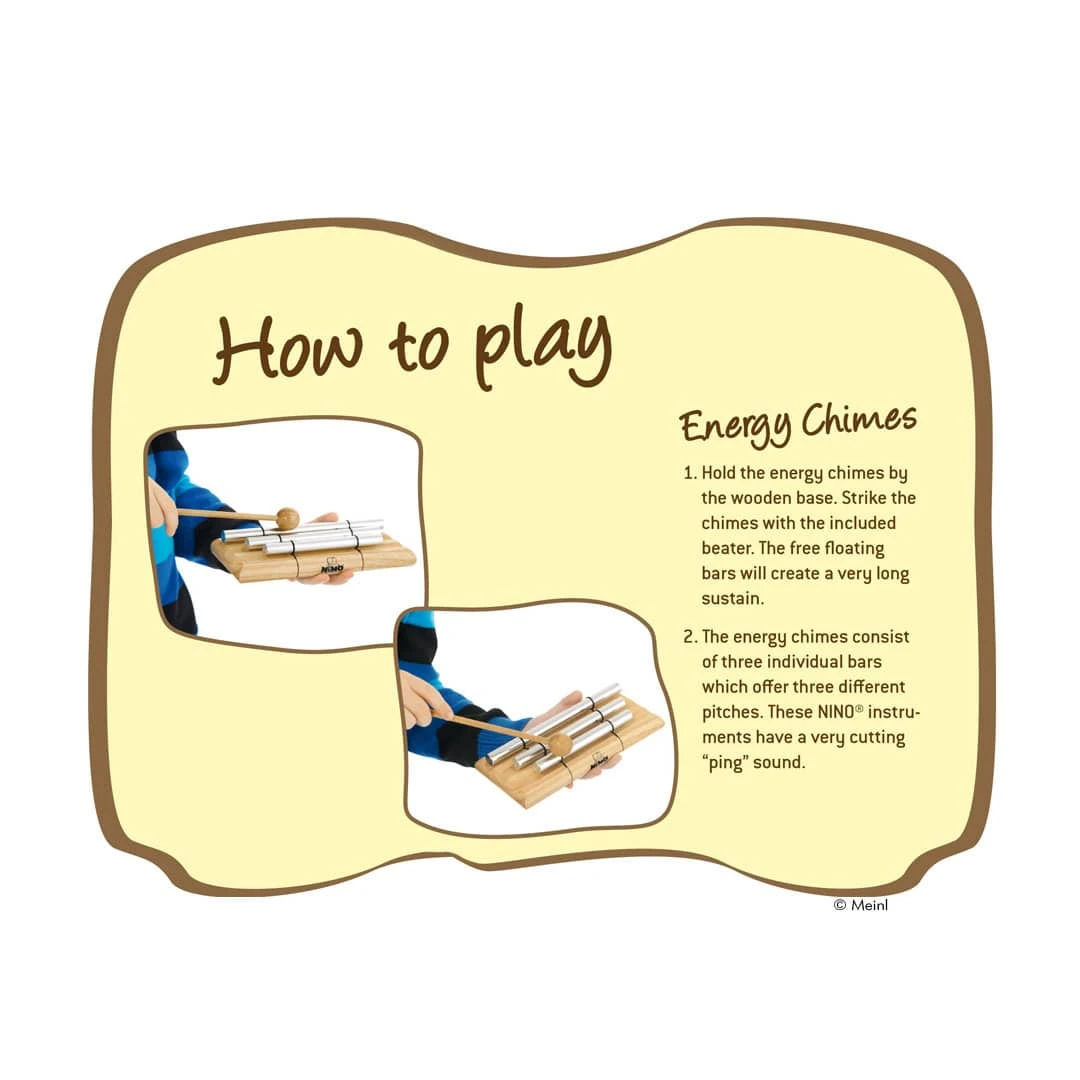 NINO Energy Chimes 3 Klangstäbe 2 NINO Energy Chimes 3 Klangstäbe – Bild 2