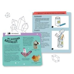 Kosmos Mitbring-Experimente: Nachtleuchtender Kristall -Kinder Spaß Verkaufsgeschäft KOSMOS Mitbringexperimente Nachtleuchtender Kristall zum Selbermachen 02