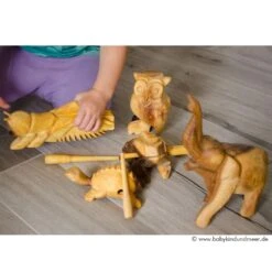 Holzfigur Klangtier Grille Mit Guiro-Effekt -Kinder Spaß Verkaufsgeschäft Klangtiere 03