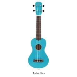 LALUU Bunte Ukulele Für Kinder 13 LALUU Bunte Ukulele Für Kinder -Kinder Spaß Verkaufsgeschäft LALUU by Leho Ukulele Soprano Satin Color Series 02 Blau